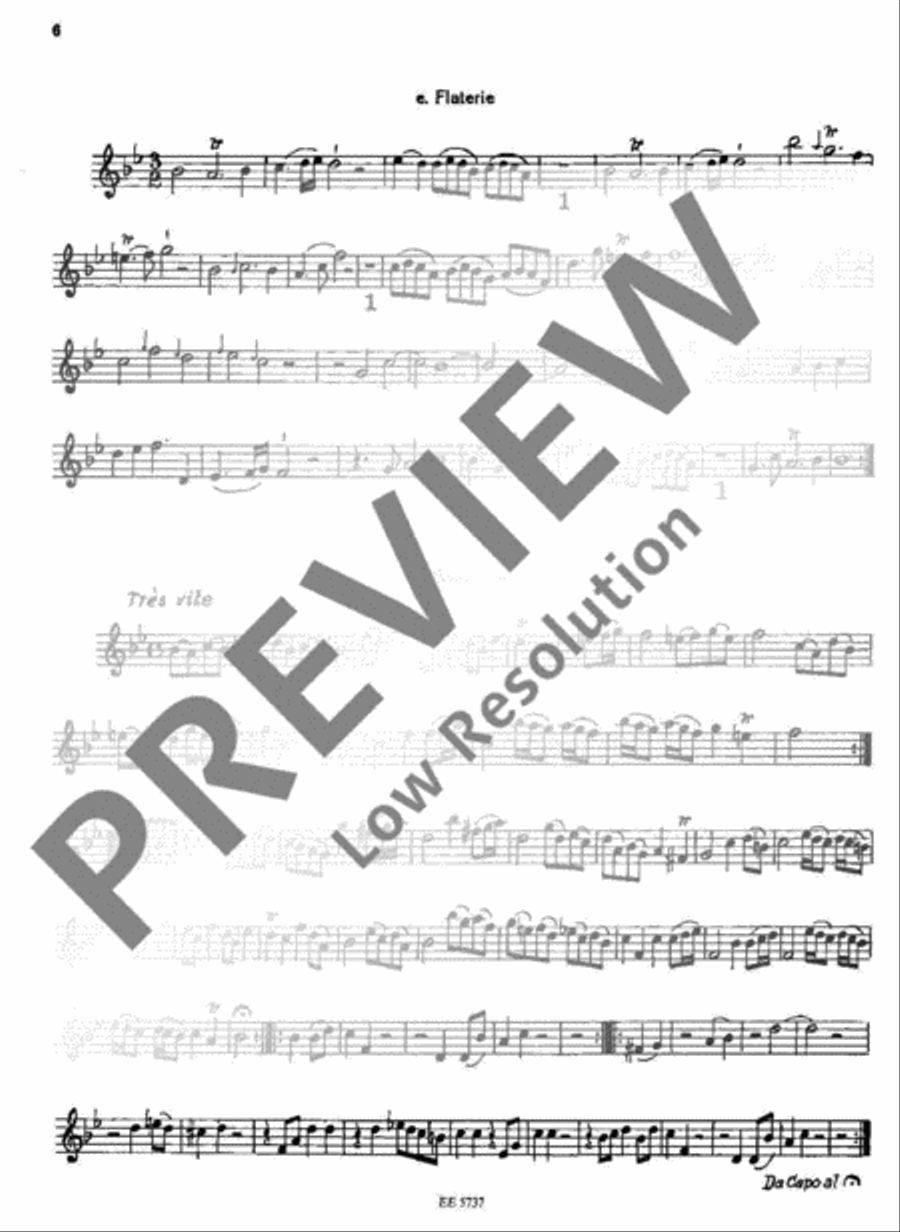 Musique de table Oboe scores gallery preview page 7
