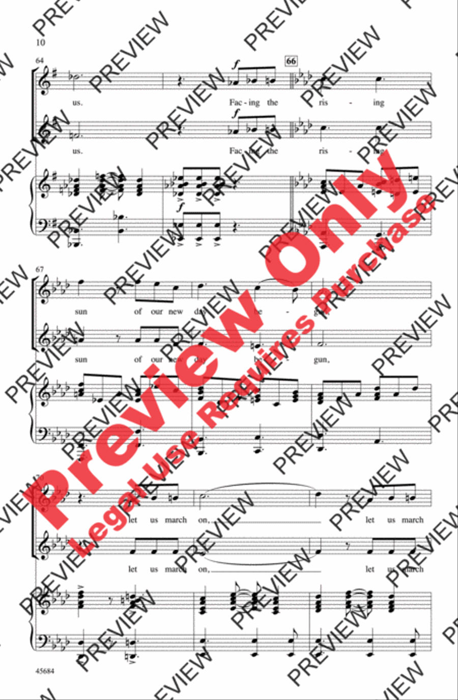 Lift Every Voice and Sing 2-Part scores gallery preview page 9