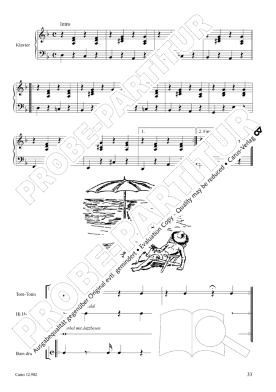Gute-Laune-Kanons 4-Part scores gallery preview page 34