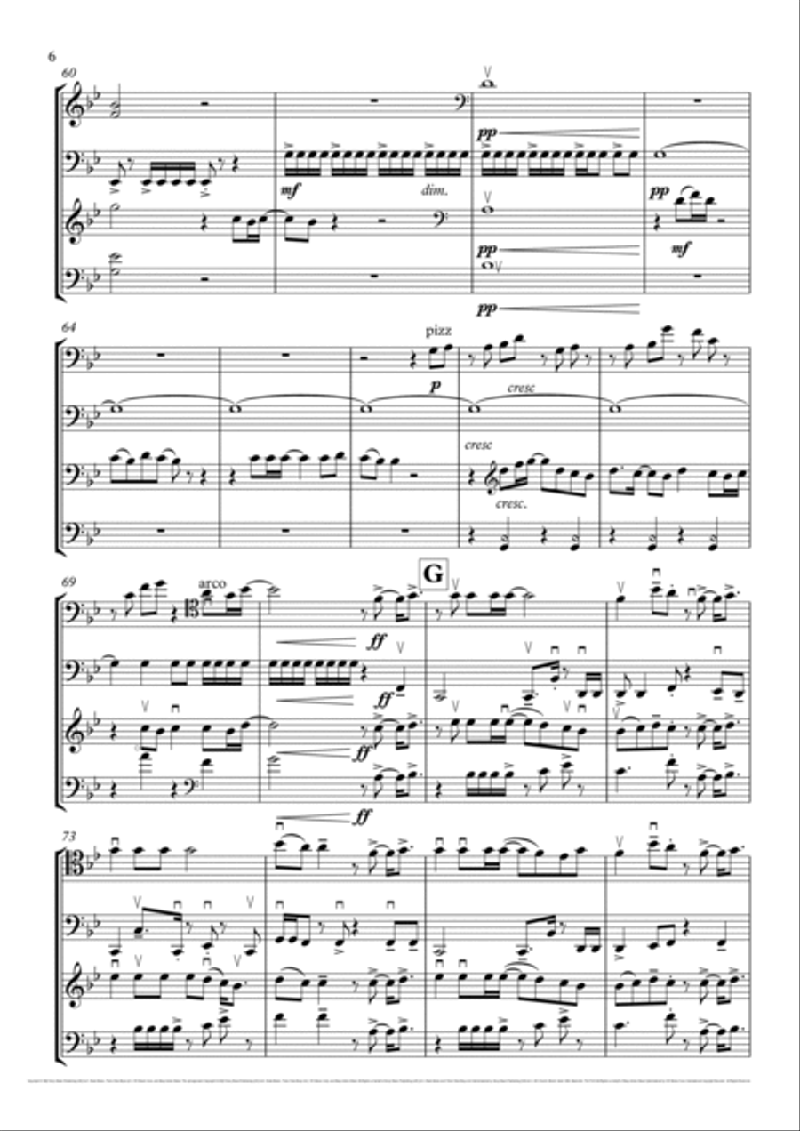 Eye Of The Tiger Eye Of The Tiger Cello scores gallery preview page 6
