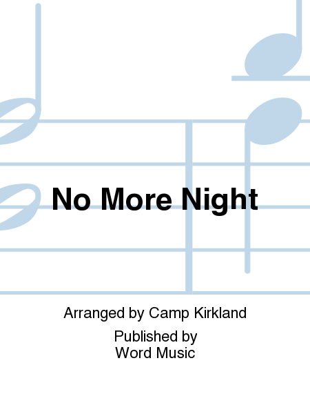 No More Night - Orchestration