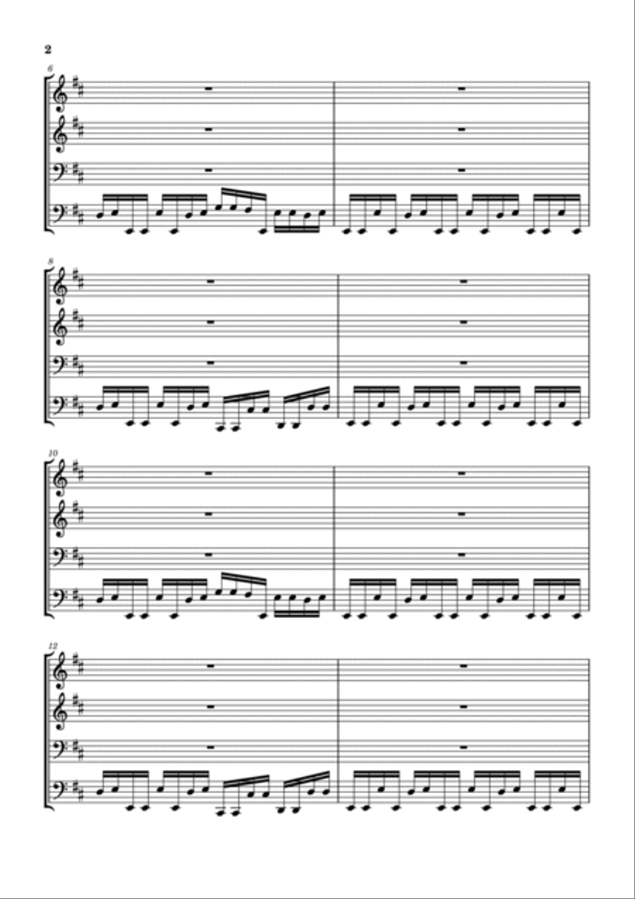 Raging Waters Brass Ensemble scores gallery preview page 3