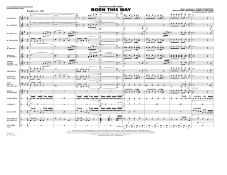 Born This Way - Full Score