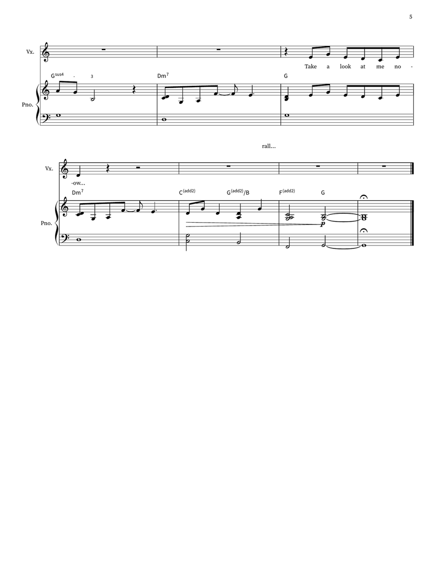 Against All Odds (Take A Look At Me Now) Voice scores gallery preview page 5