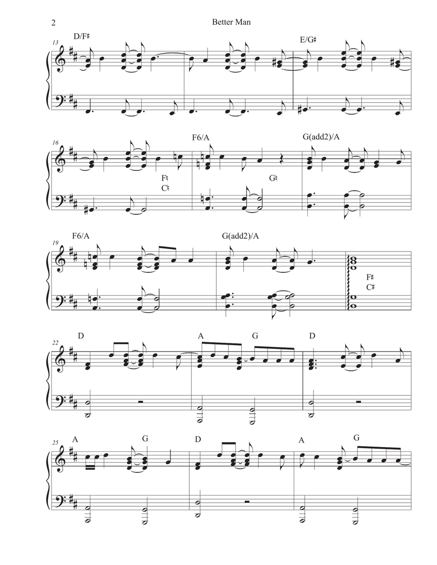 Better Man Harp scores gallery preview page 2