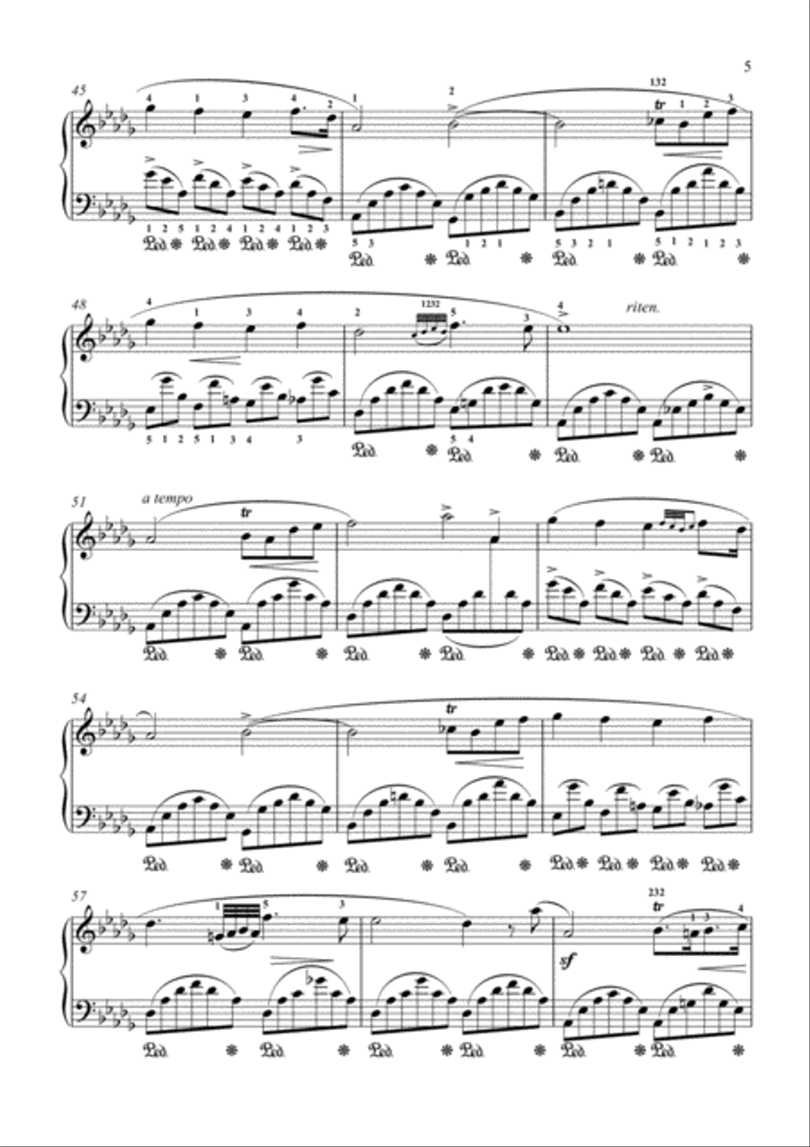 Chopin - Fantaisie-Impromptu Piano Solo scores gallery preview page 6