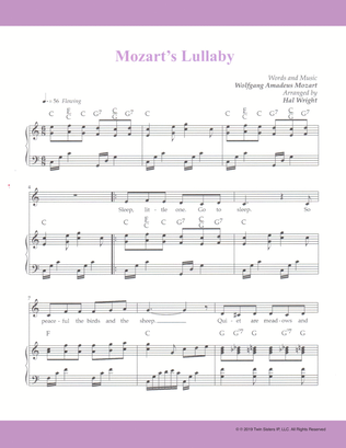 Book cover for Mozart's Lullaby