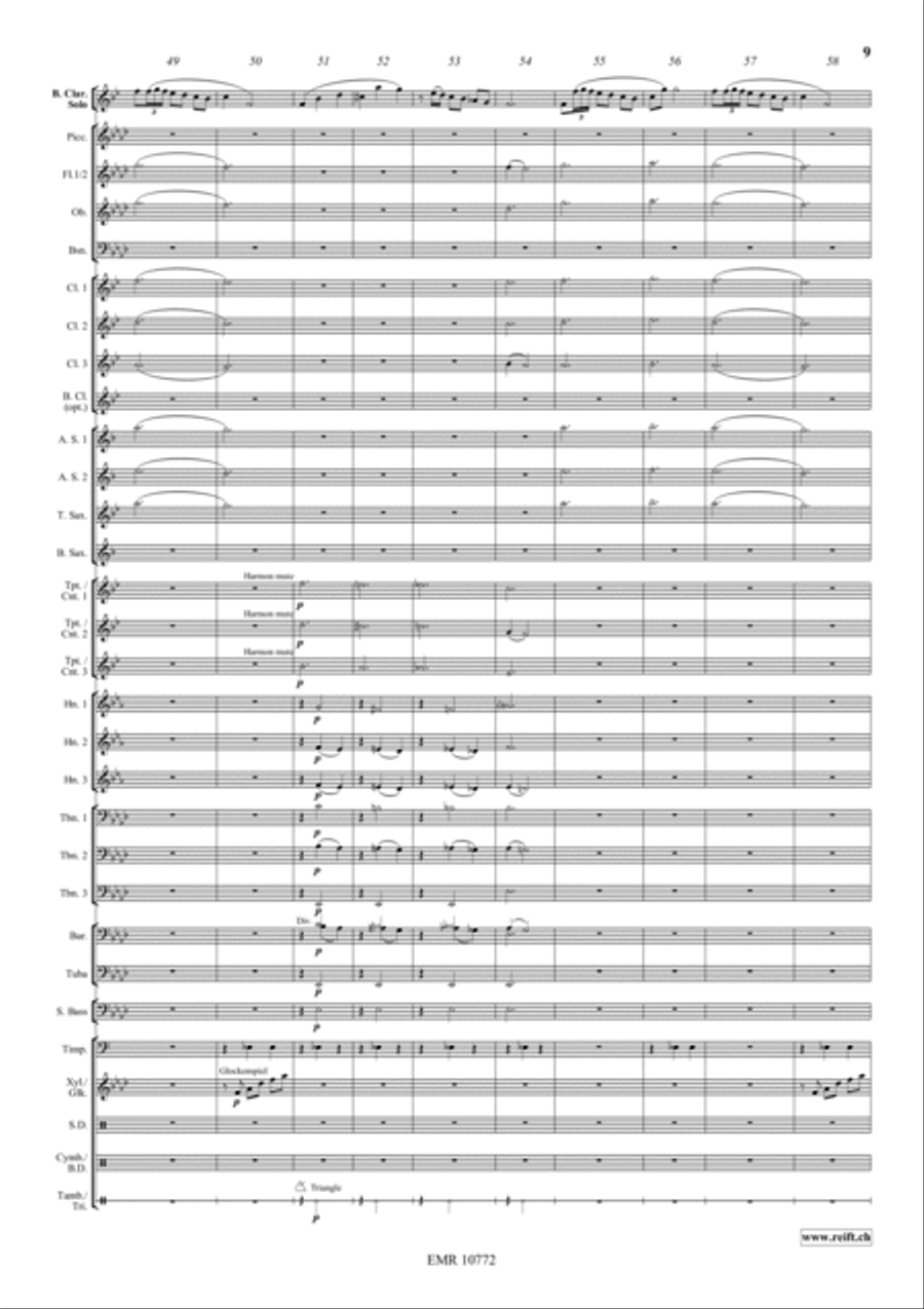 Concerto Piccolo Concerto Piccolo Concert Band scores gallery preview page 9