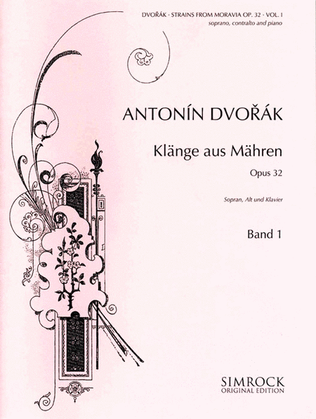 Book cover for Klänge aus Mähren, Op. 32 – Volume 1