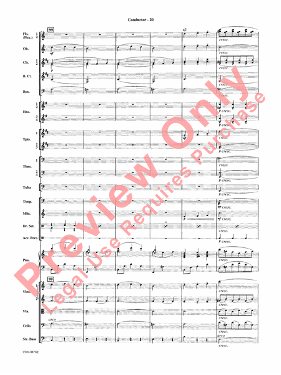 A Tribute to Henry Mancini Full Orchestra scores gallery preview page 23