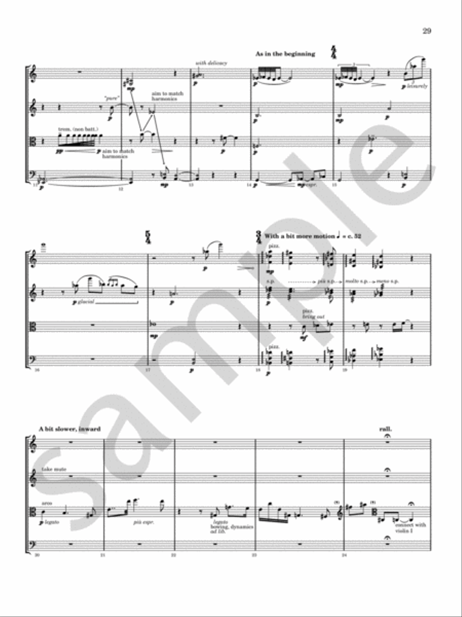 Glitter, Doom, Shards, Memory Chamber Music scores gallery preview page 18