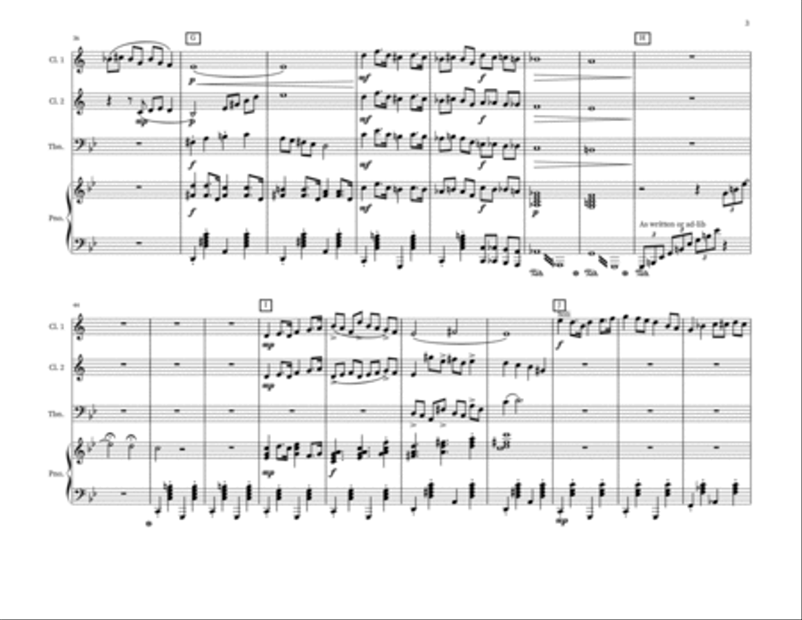 Eerie Elegies Small Ensemble scores gallery preview page 3