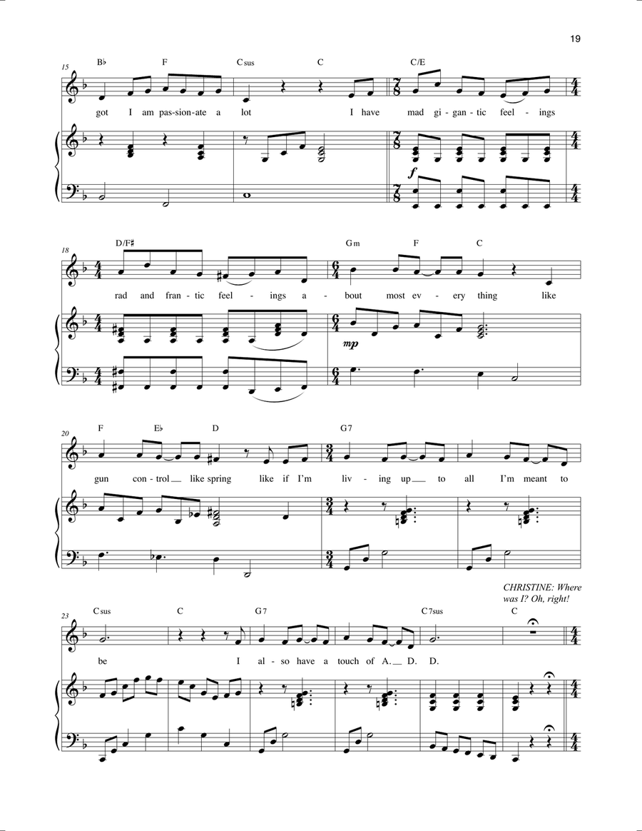 I Love Play Rehearsal (from Be More Chill) Piano, Vocal scores gallery preview page 2
