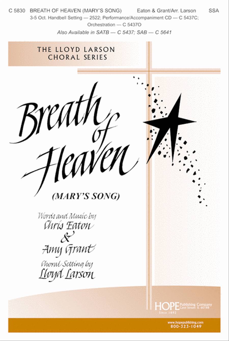 Breath of Heaven (Mary's Song) Breath of Heaven (Mary's Song) Women's Choir scores gallery preview page 1