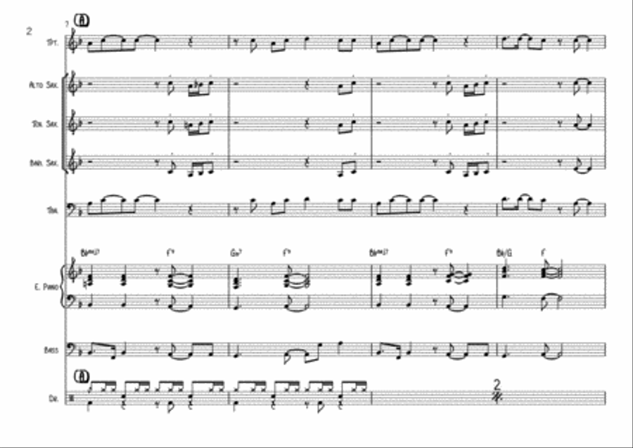 Deely Stan Horns Deely Stan Horns Large Ensemble scores gallery preview page 2