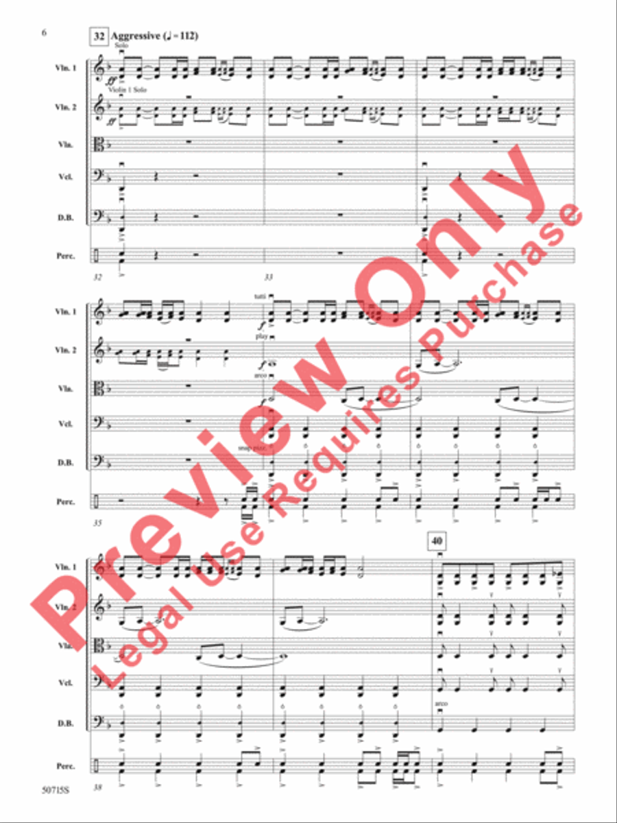 Battle Battle String Orchestra scores gallery preview page 7