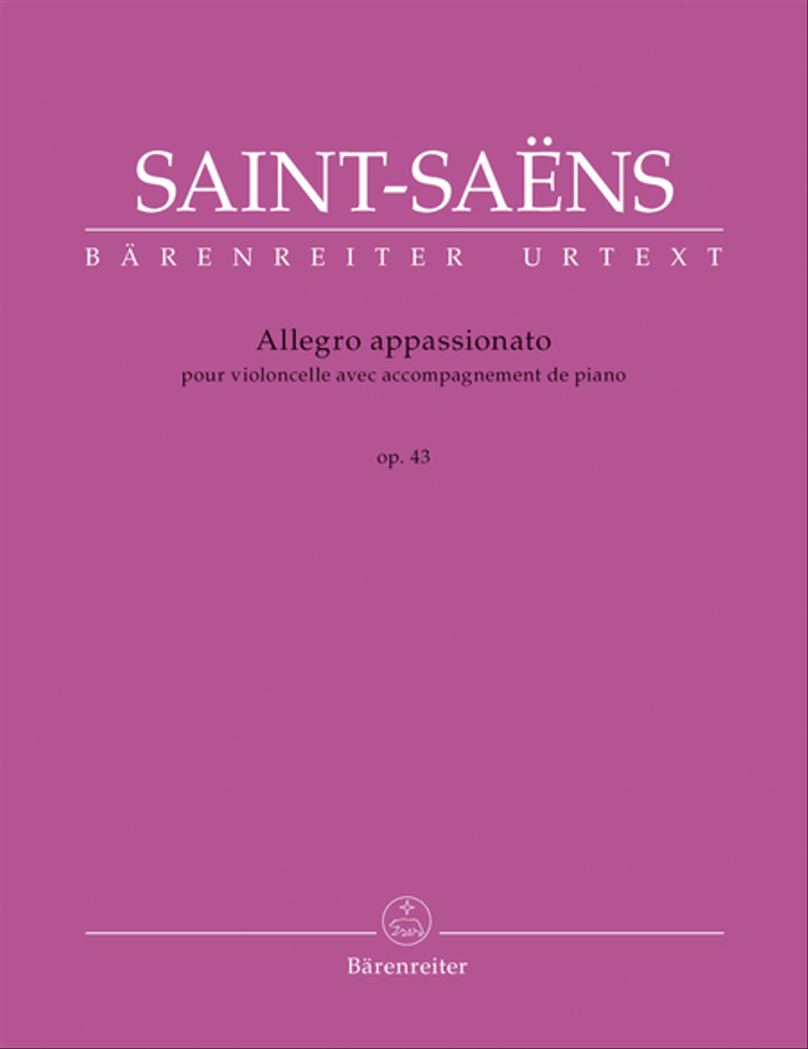 Book cover for Allegro appassionato for Violoncello mit Klavierbegleitung op. 43