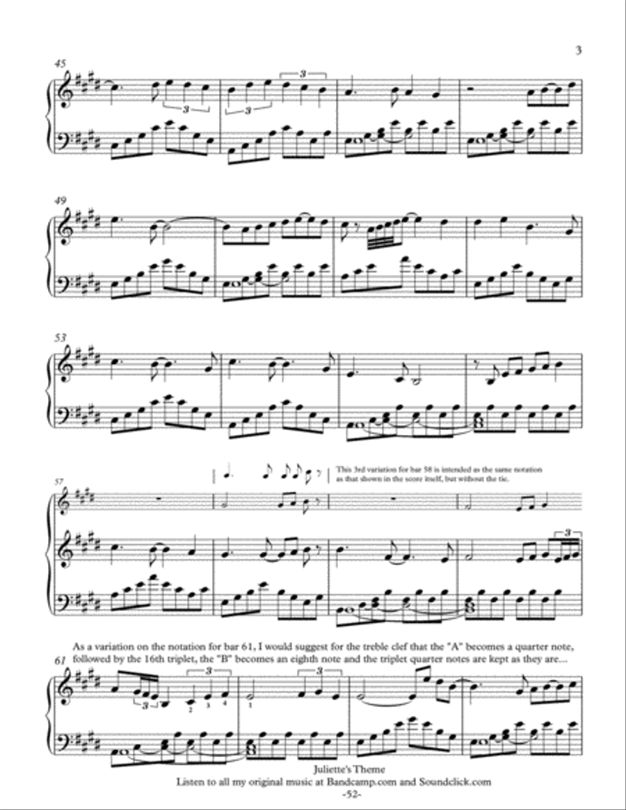 Juliette's Theme image number null