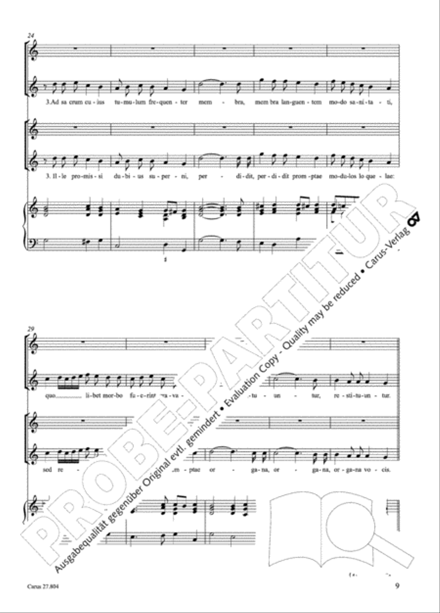 Hinni, Salve Regina, Motetti Score scores gallery preview page 34