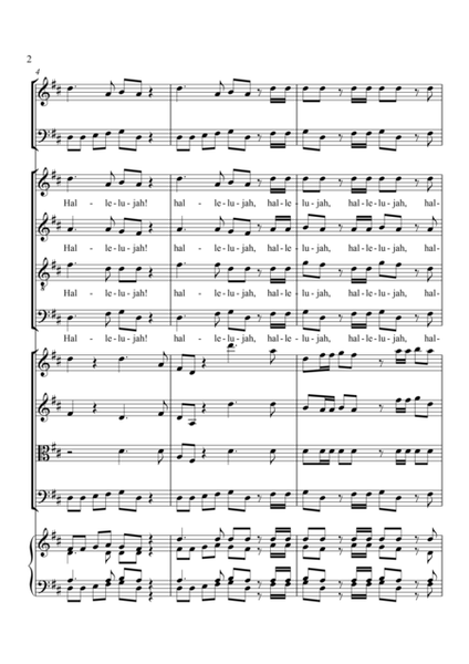 Hallelujah Chorus (SATB+orchestra)