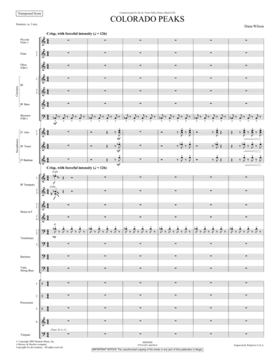 Colorado Peaks - Conductor Score (Full Score)