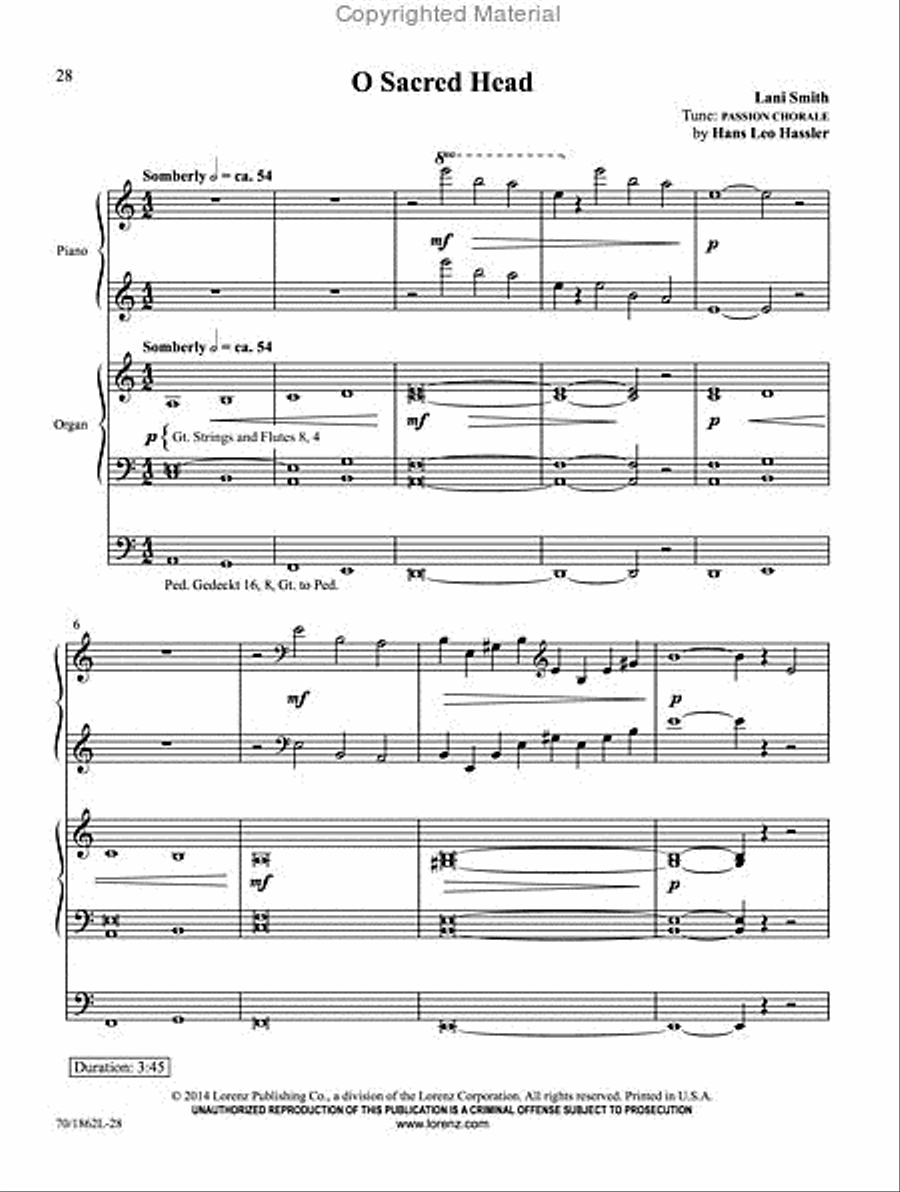 From Grave to Glory Organ scores gallery preview page 9