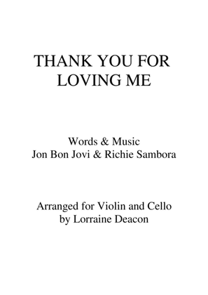 Book cover for Thank You For Loving Me