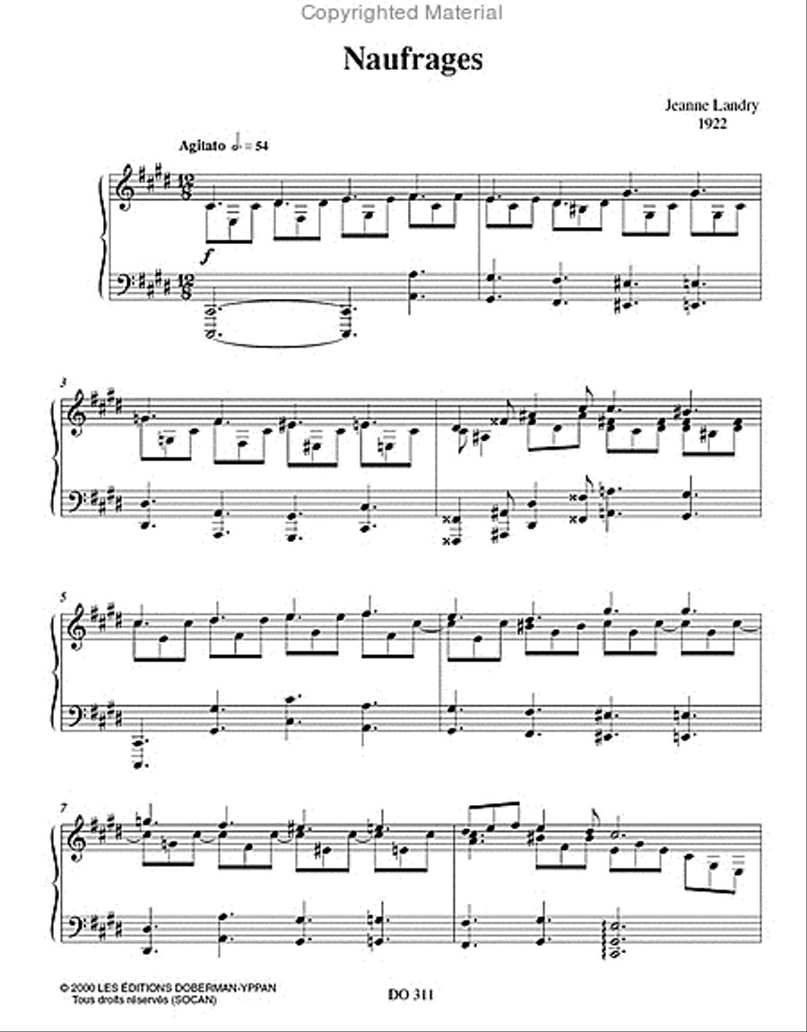 Naufrages Naufrages Piano Solo scores gallery preview page 2