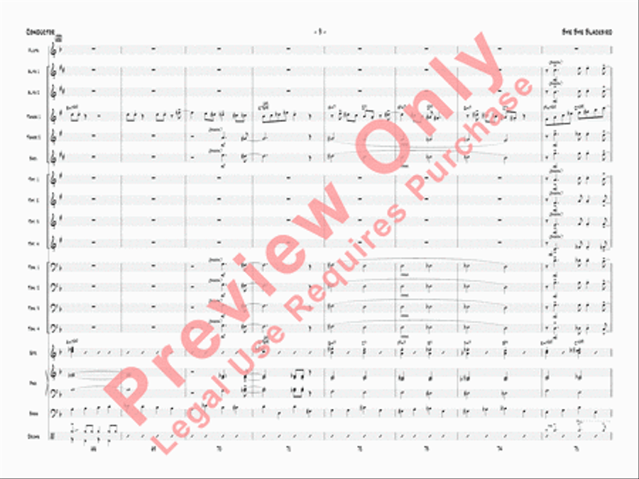 Bye Bye Blackbird Jazz Ensemble scores gallery preview page 12