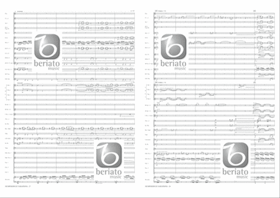 Humperdinck Variations Concert Band scores gallery preview page 15