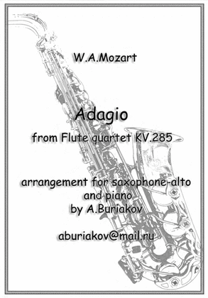 Book cover for Adagio (sax-alto)