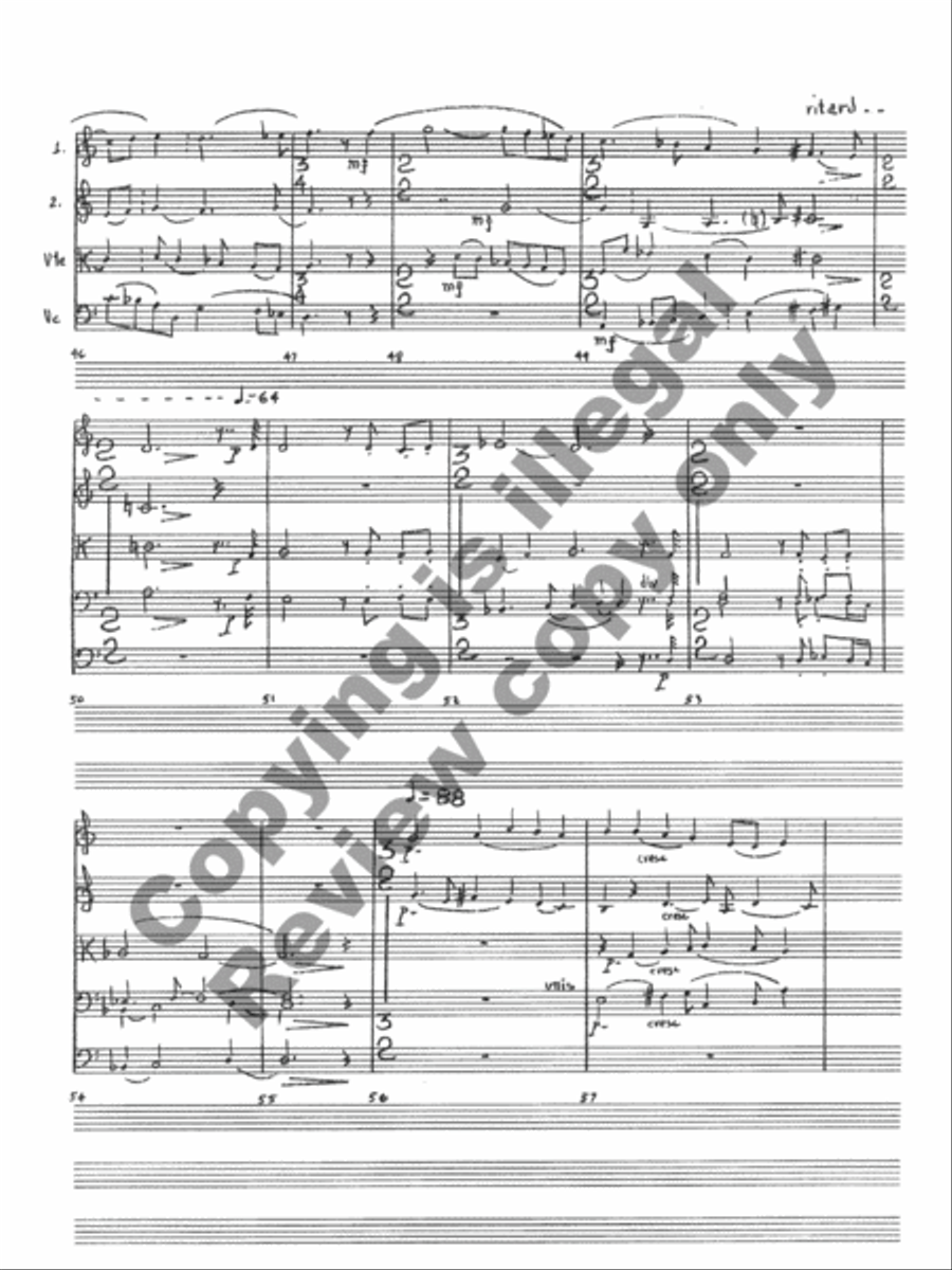 In Praise of Ockeghem (Additional Full Score) Orchestra scores gallery preview page 14
