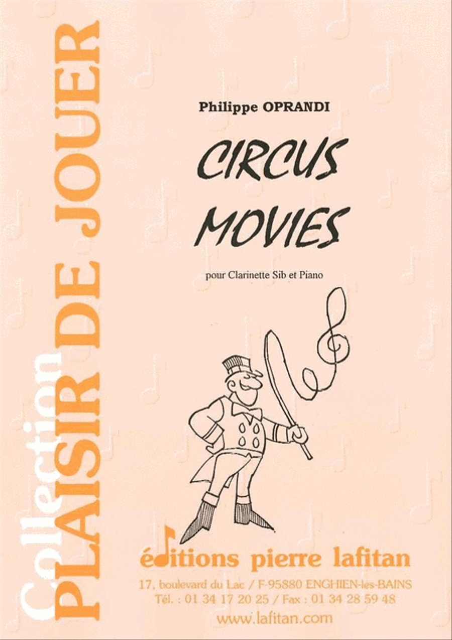 Circus Movies Circus Movies Clarinet Solo scores gallery preview page 1