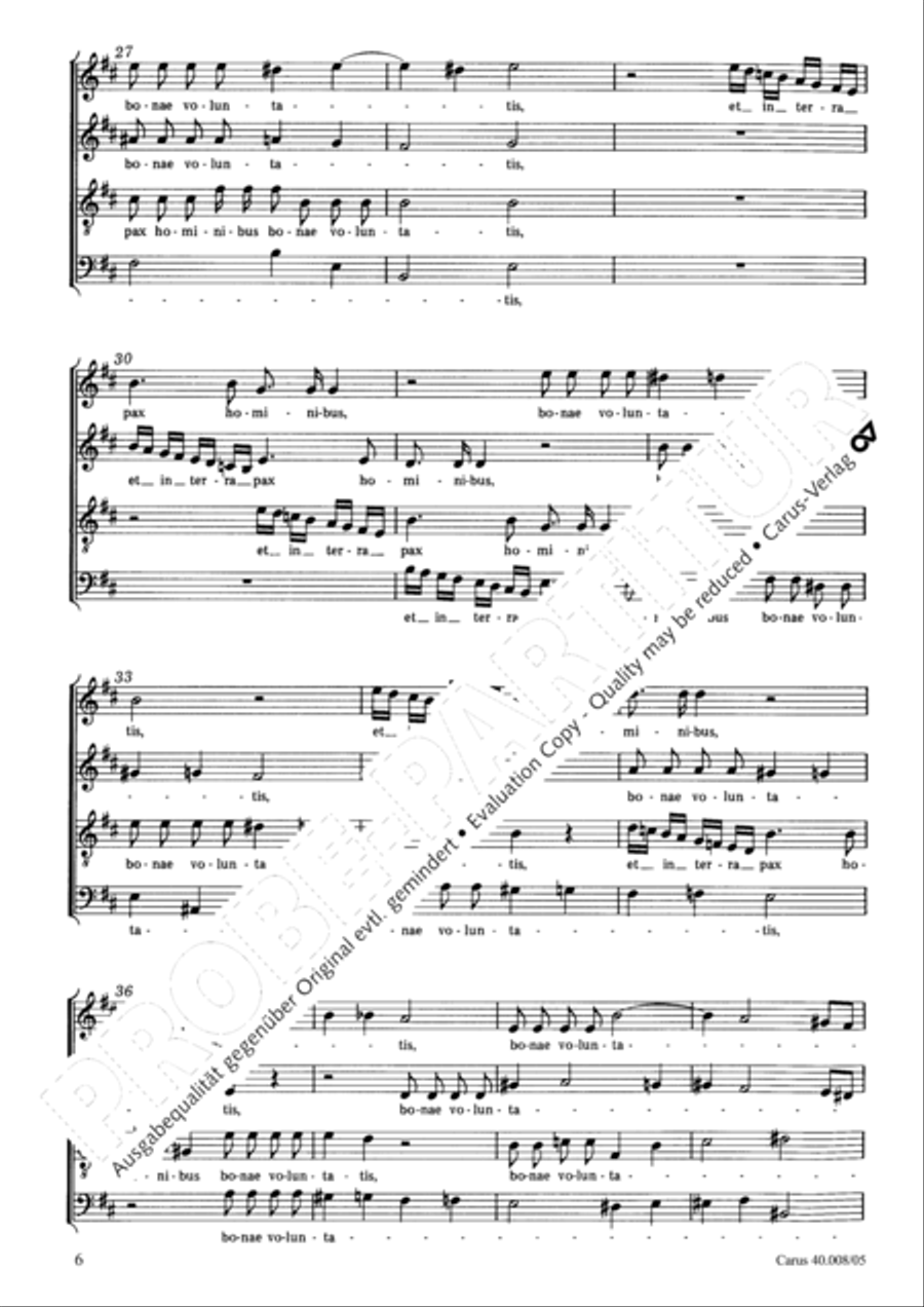 Introduzione e Gloria 4-Part scores gallery preview page 7