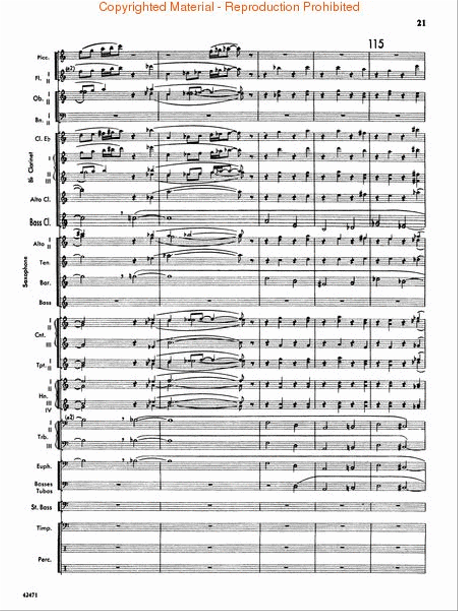 George Washington Bridge Orchestra scores gallery preview page 3