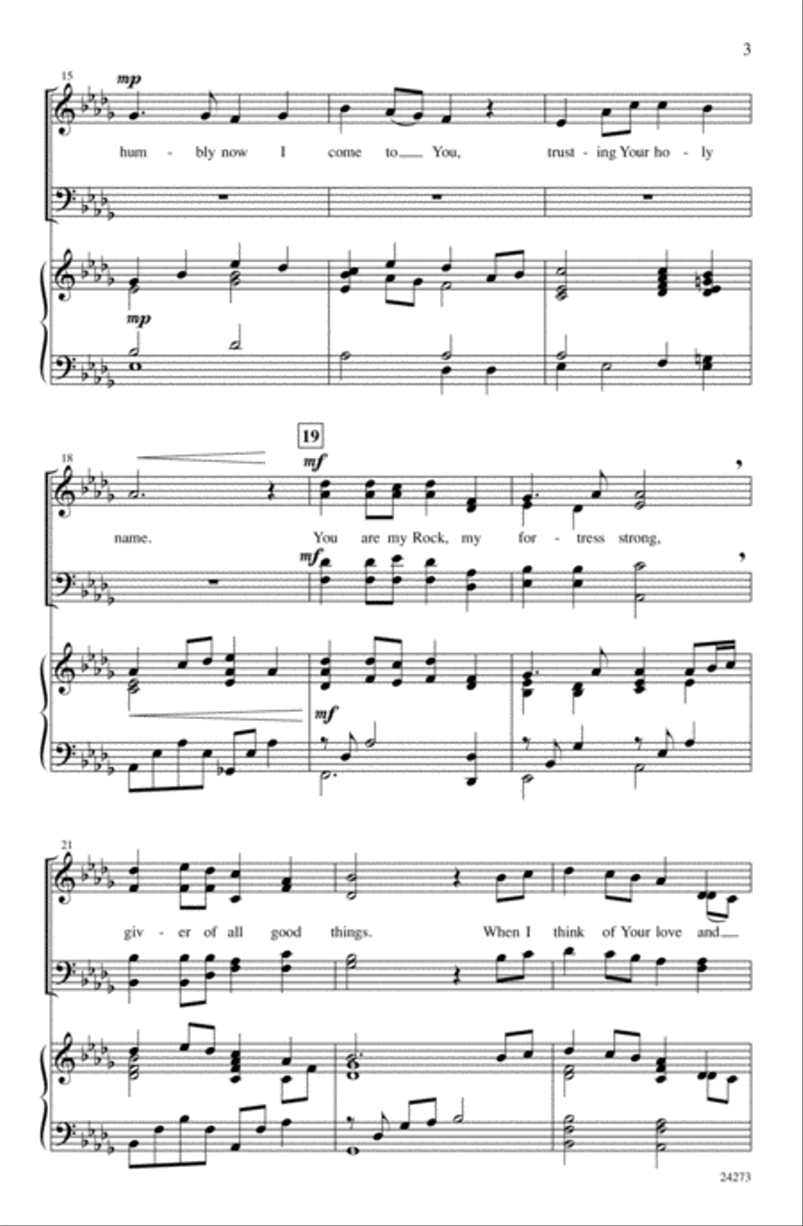 New Every Morning New Every Morning 4-Part scores gallery preview page 2