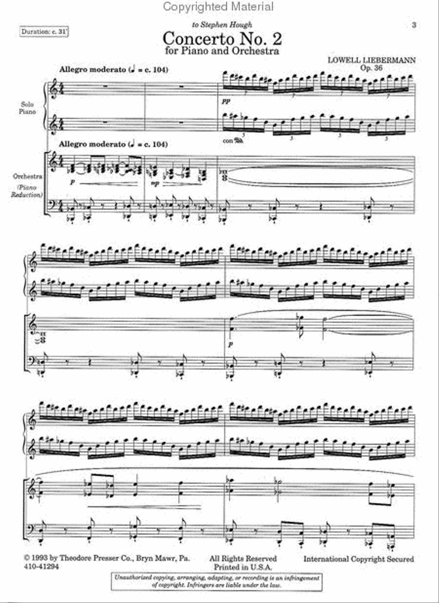 Concerto No. 2 Chamber Music scores gallery preview page 2