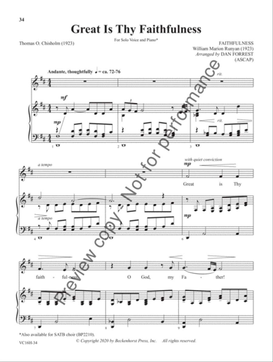 Songs for the Journey - High Voice High Voice scores gallery preview page 13