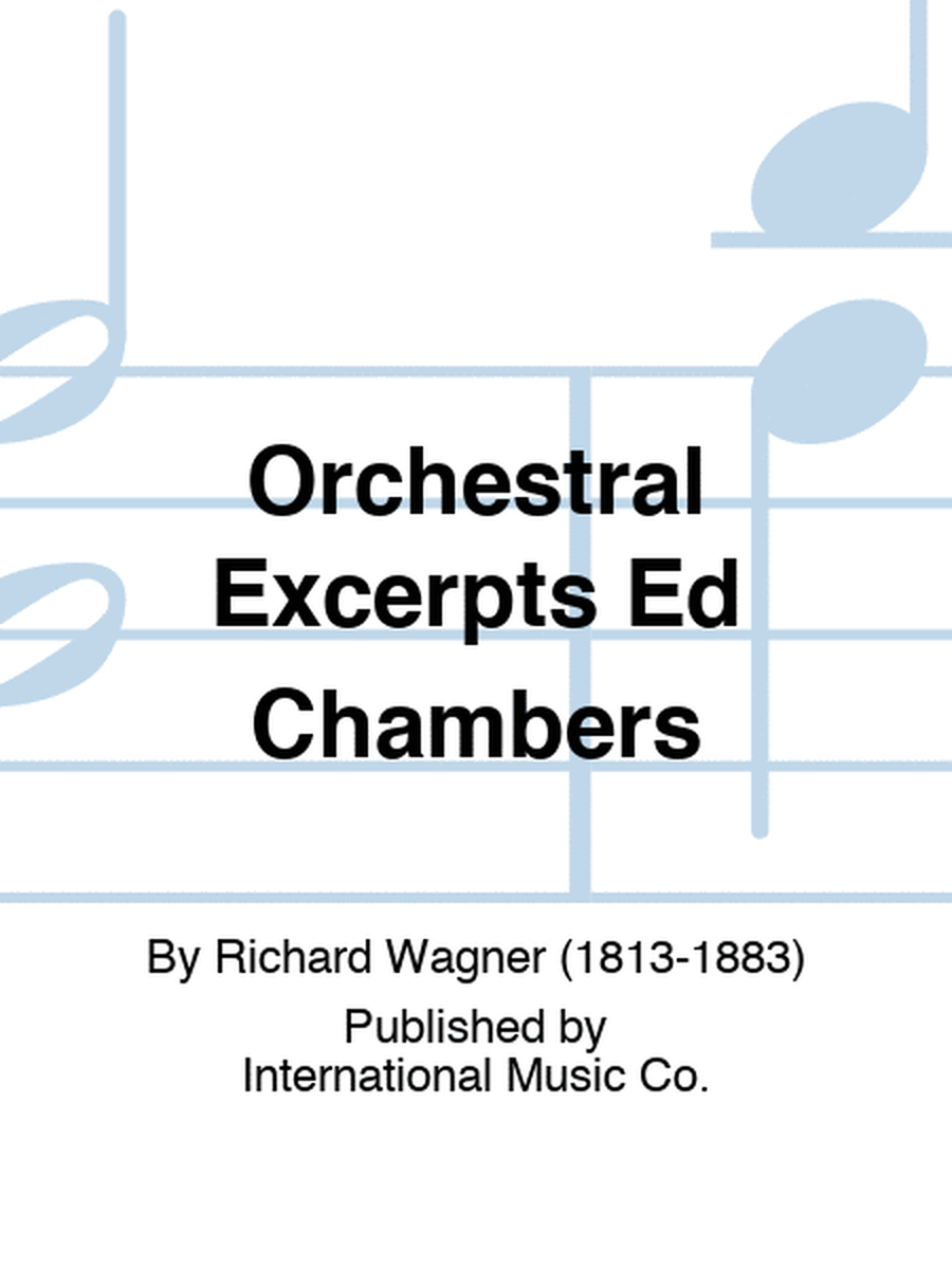 Orchestral Excerpts Ed Chambers