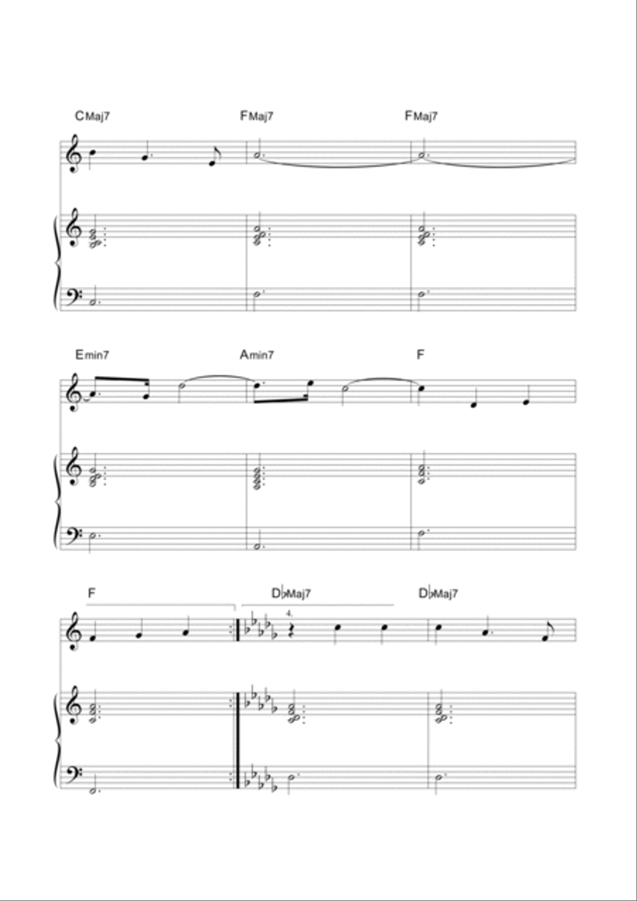 Voci Voci Piano, Vocal, Guitar scores gallery preview page 2