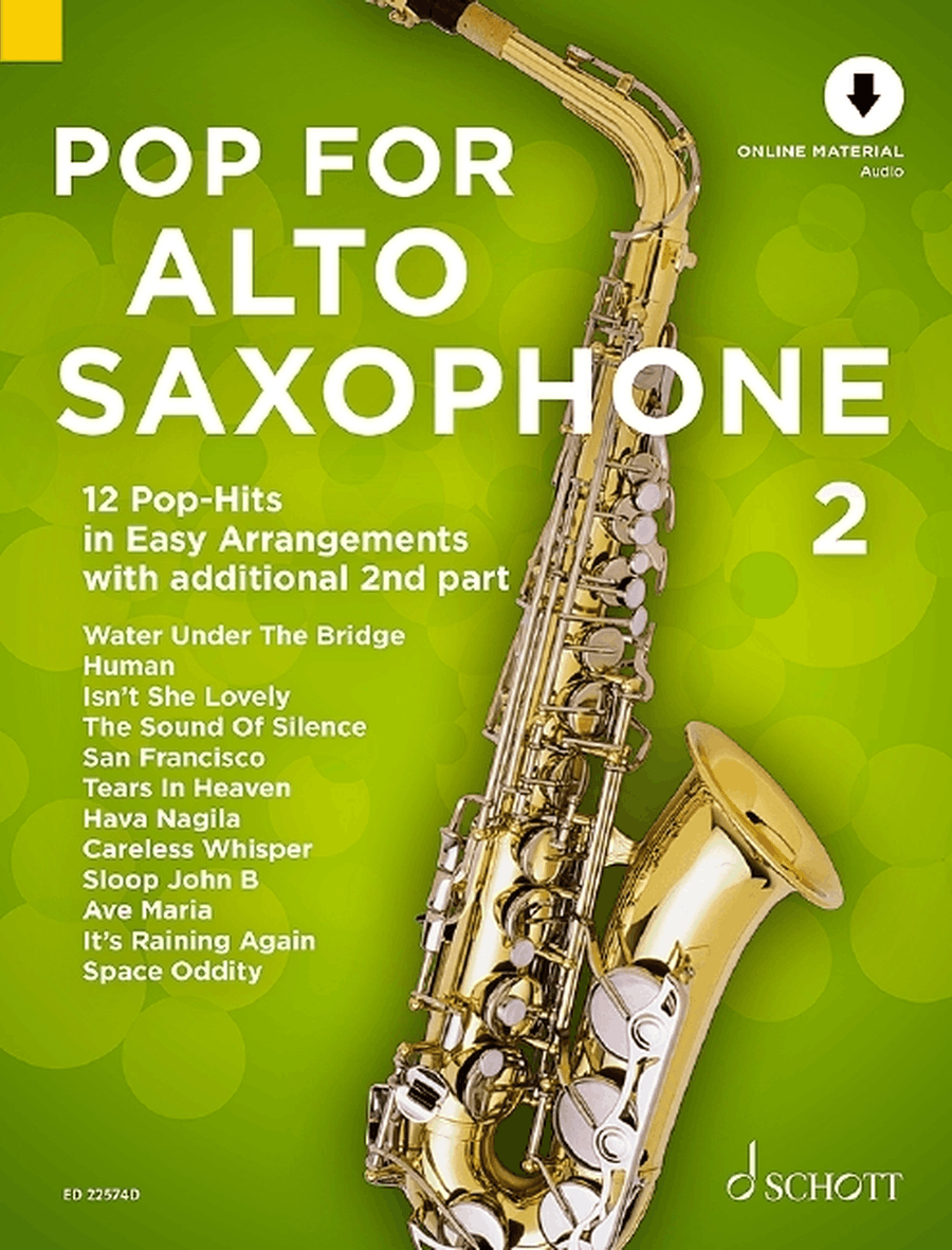 Pop for Alto Saxophone, Book 2 Alto Saxophone scores gallery preview page 1
