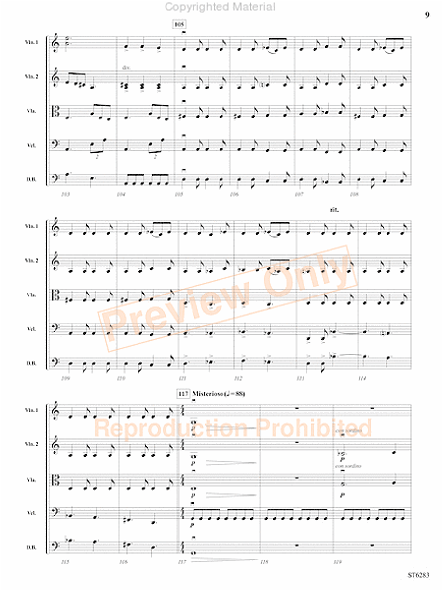 Orion and the Scorpion String Orchestra scores gallery preview page 10