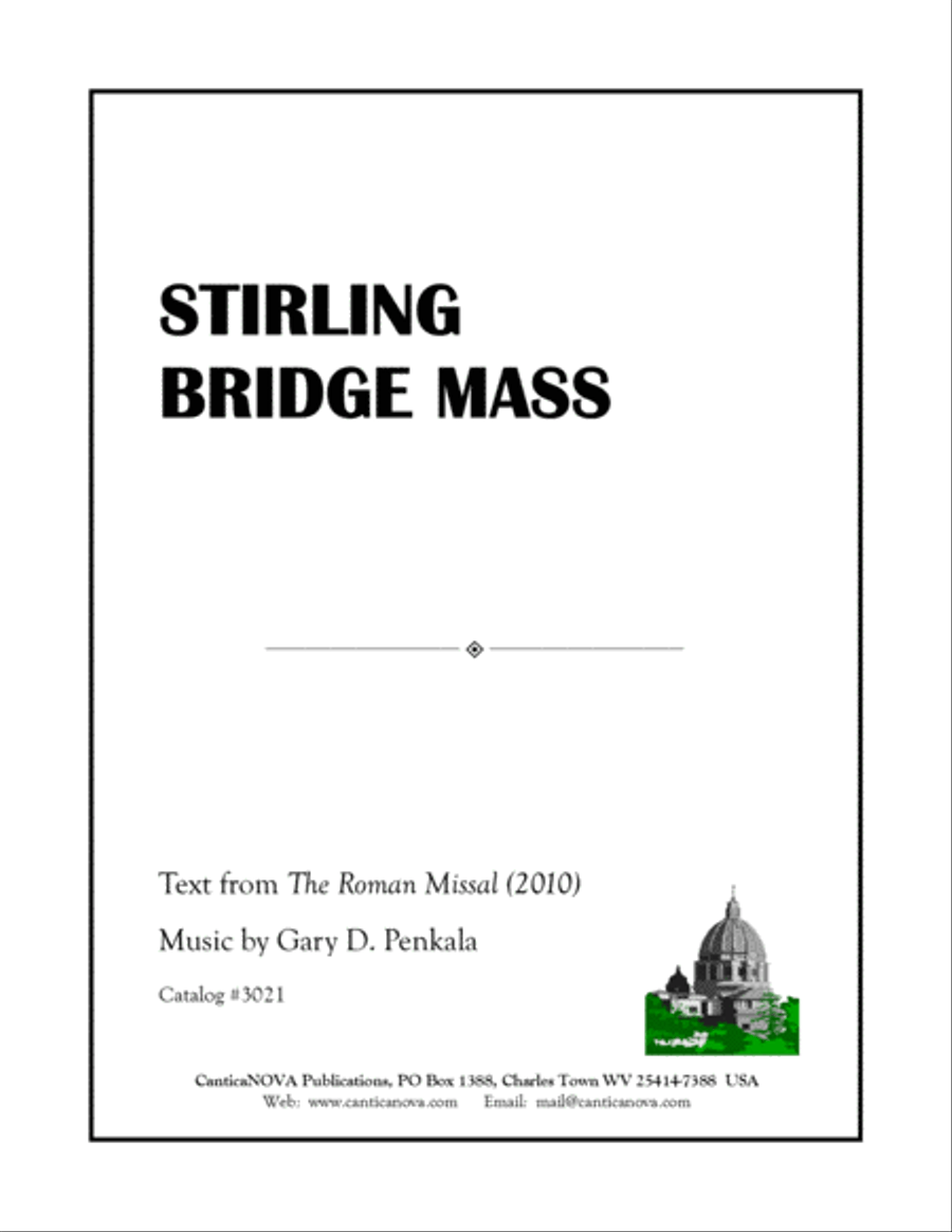 Stirling Bridge Mass Stirling Bridge Mass Choir scores gallery preview page 1