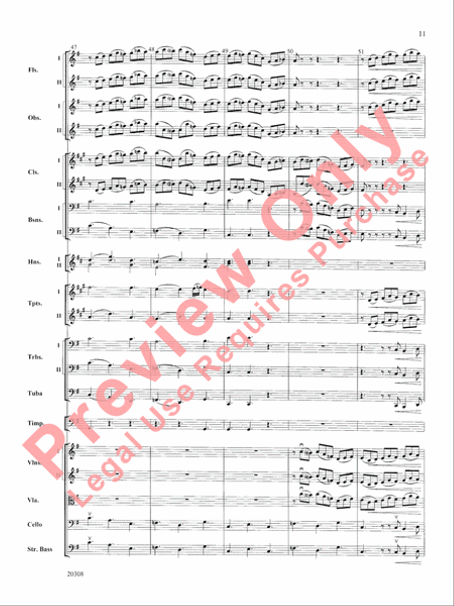 Jesu, Joy of Man's Desiring Full Orchestra scores gallery preview page 12