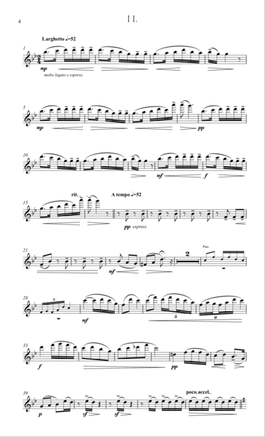 Dvorak Sonatina for flute & piano Flute Solo scores gallery preview page 5