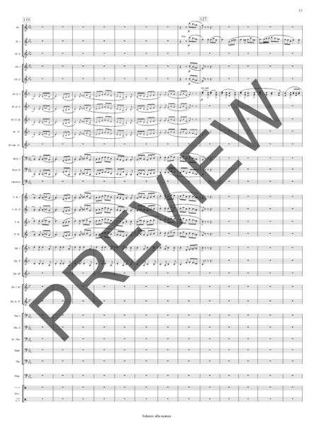 Scherzo alla Marcia from Symphony No. 8 (Symphonic Series) - Full Score Only