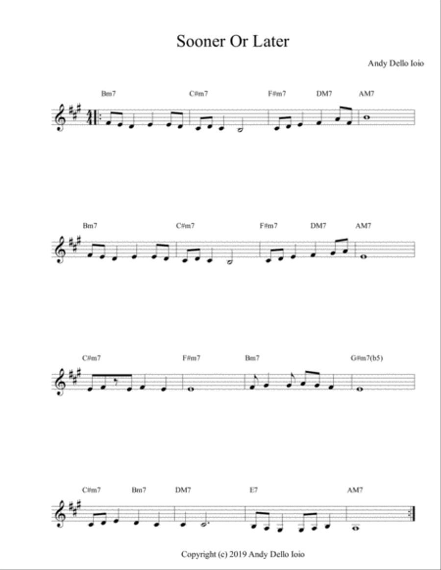 Sooner Or Later Small Ensemble scores gallery preview page 1