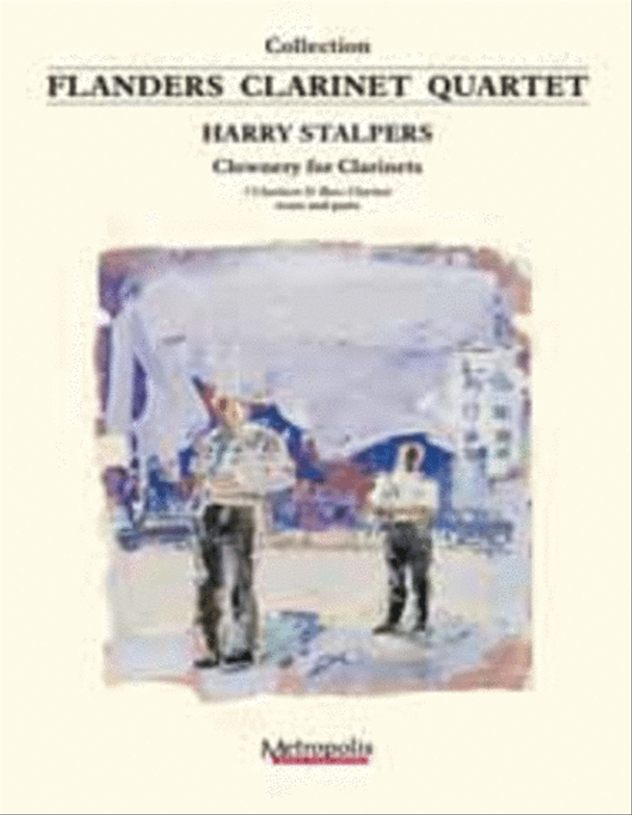 Clownery for Clarinets for Clarinet Quartet Clarinet Quartet scores gallery preview page 1