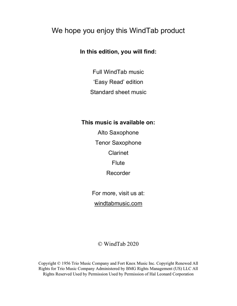 Fever Alto Saxophone scores gallery preview page 2