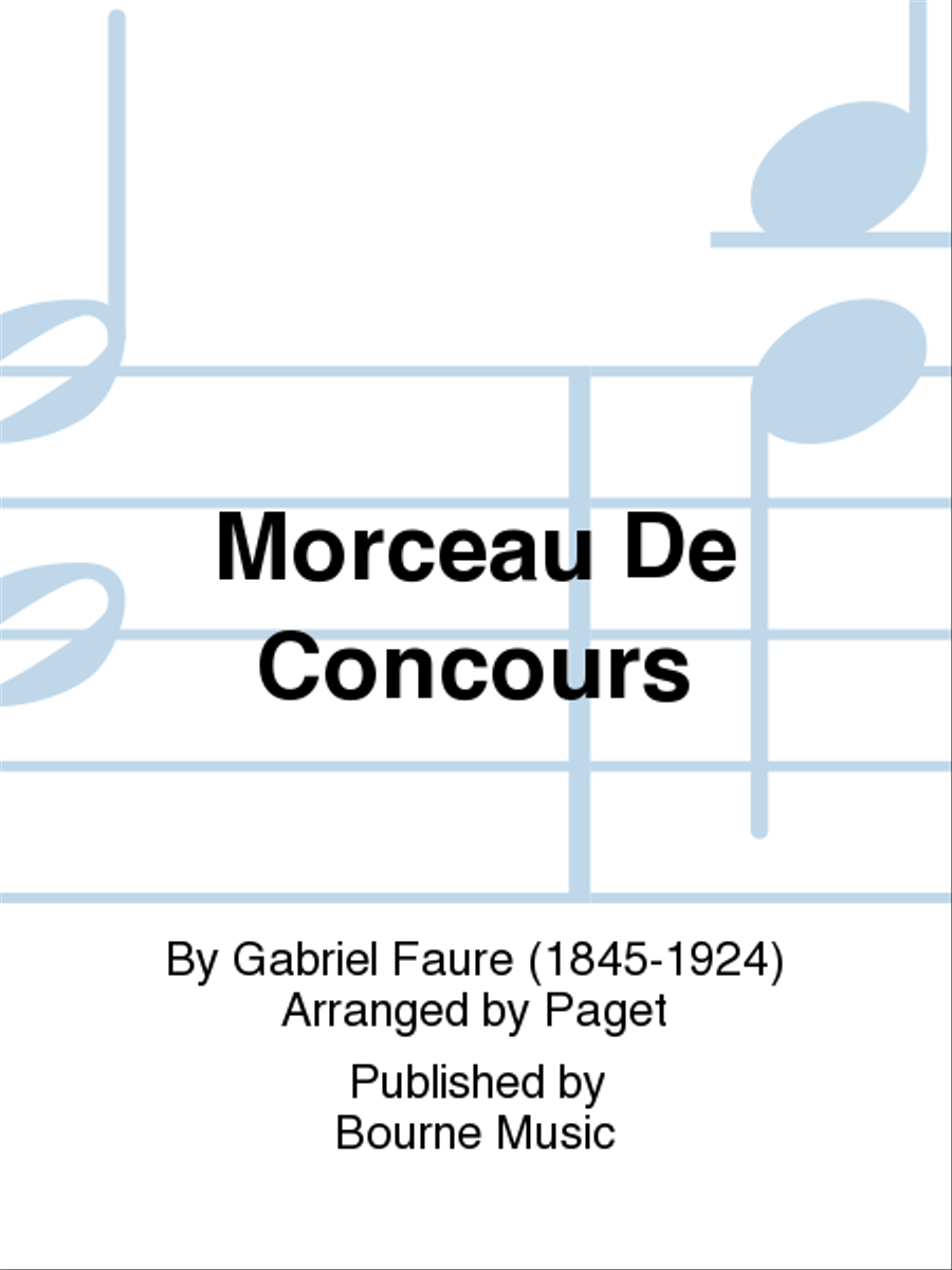 Morceau De Concours Orchestra scores gallery preview page 1